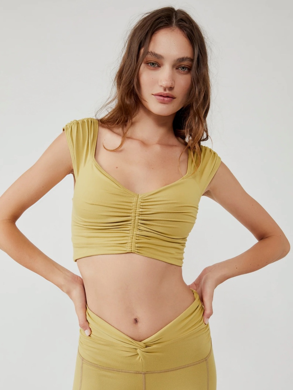 Free People Breathe Deeper Crop Tank